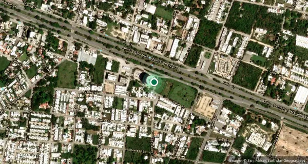 Vista satelital de la ubicación de Orión Business Hub